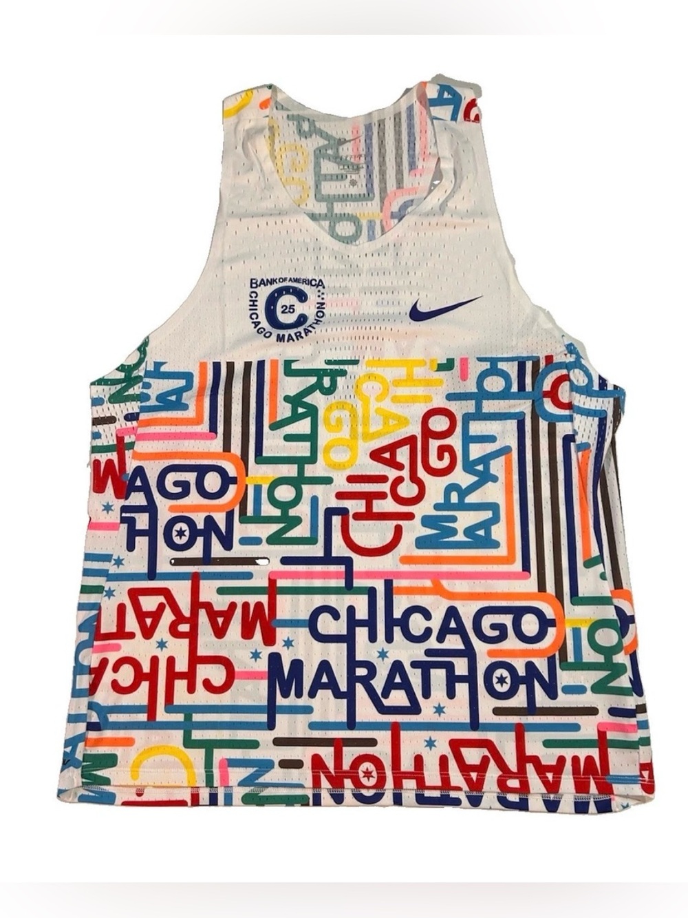 Nike Aeroswift 2025 Chicago Marathon Singlet Tank HQ4277-100 Men's Large NWT